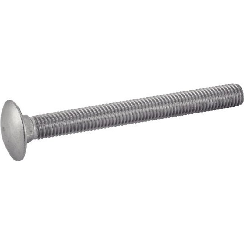 Vis à métaux tête ronde collet carré inox A2 DIN 603 8X60 boîte de 100 - ACTON - 622138X60