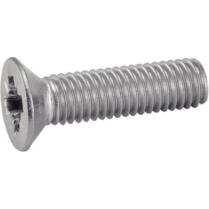 Vis métaux tête fraisée pozidriv - inox A2 - 4x40mm - boite 200 ACTON
