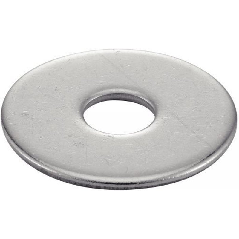 Rondelles plates - extra large - LLu inox A4 - ø6 - 200 pièces ACTON