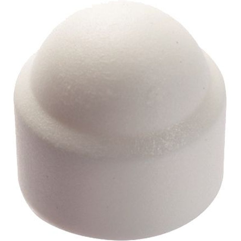 Boîte de 100 caches écrous hexagonaux blancs Ø 10mm ACTON - 8560110