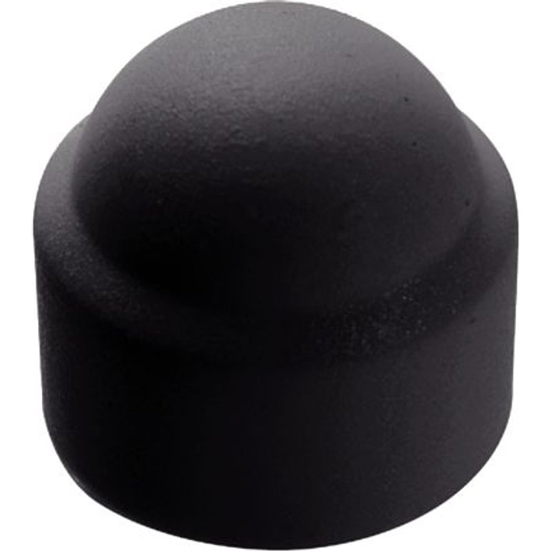 Boîte de 100 caches écrous hexagonaux noirs Ø 10mm ACTON - 8560010