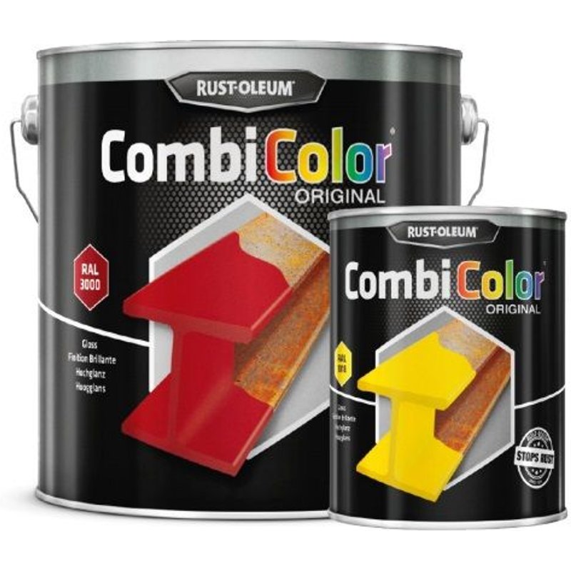 Peinture antirouille - métal brillant - 2,5 l - ivoire clair 1015 - Combicolor RUST-OLEUM