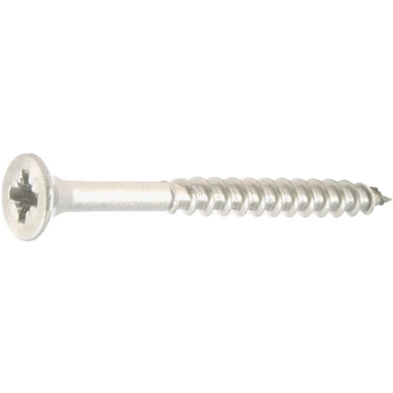 Vis à bois agglomérés tête fraisée Pozidrive inox A2 6X50 boîte de 50 - ULTIMA - 12560050