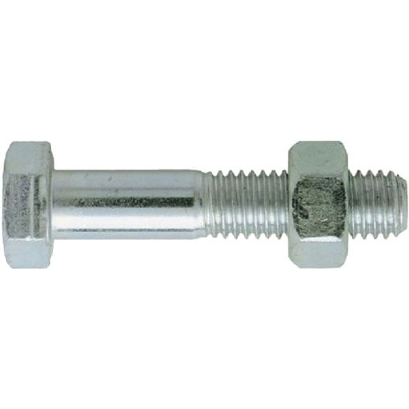 Boulon Ultima Ă tĂȘte hexagonale acier zinguĂ© blanc - classe 8.8 DIN 931/934