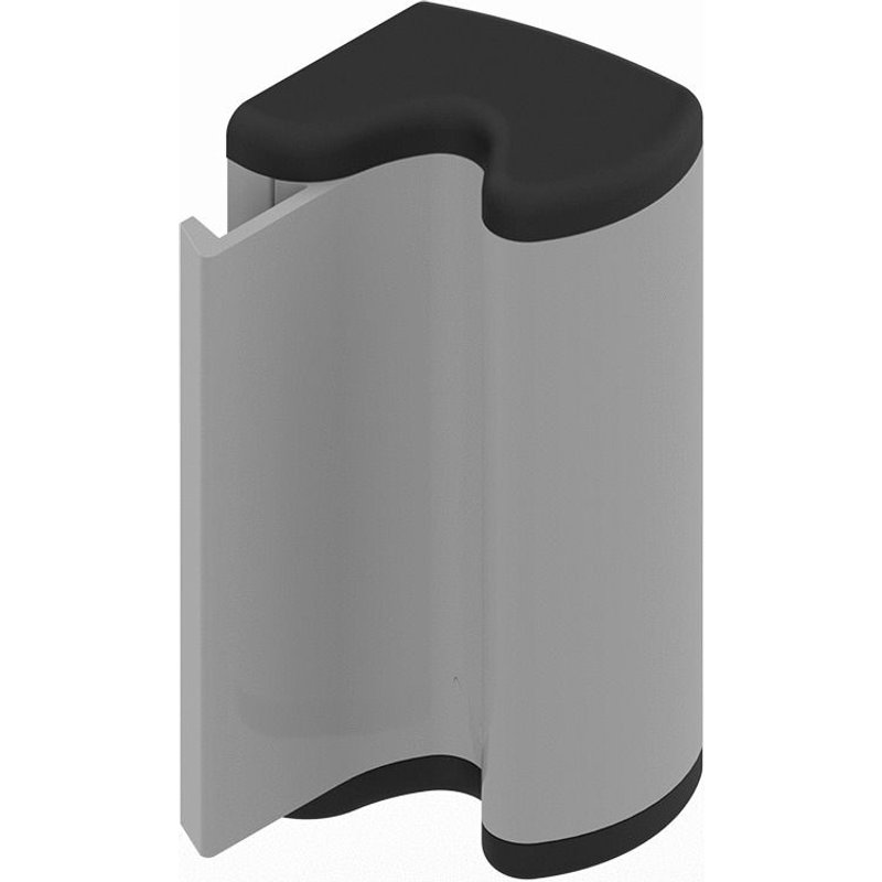 Gâche 120mm alu blanc RAL9010 - LA CROISEE DS - DS6154-036