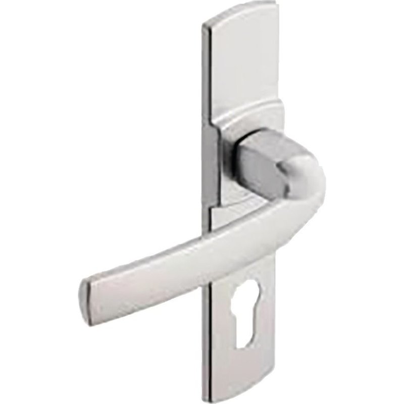 Ensemble sur plaque Artis Chromé velours - Condamnation, 65 mm, 220 mm, 195 mm