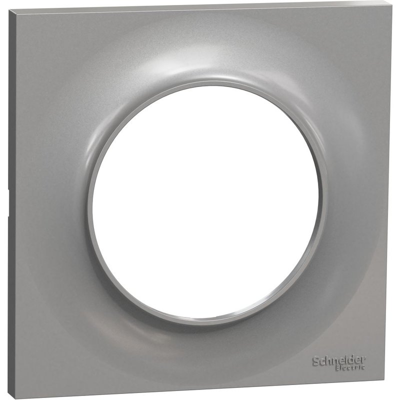 Plaque de finition ODACE Styl 1 poste - Aluminium