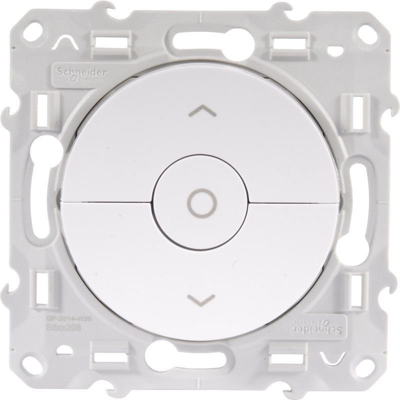 Interrupteur volet roulant SCHNEIDER ELECTRIC Odace blanc