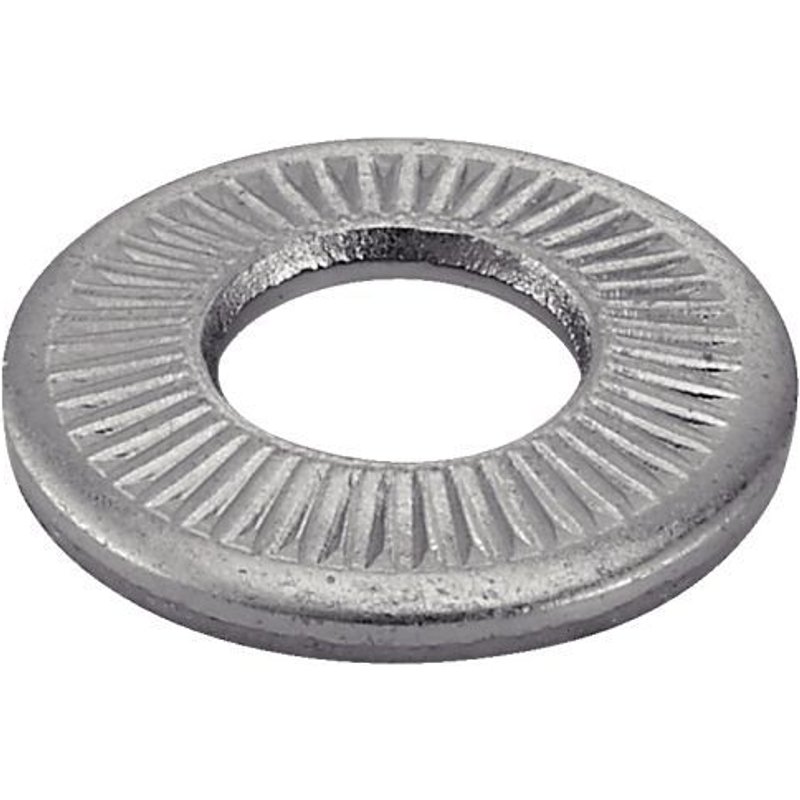 Rondelles contact moyenne type M Acton acier zingué blanc NFE 25511