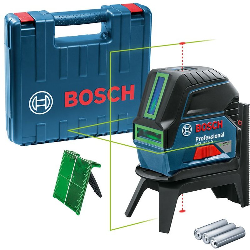 Laser points et lignes BOSCH GCL 2-15 G Professional