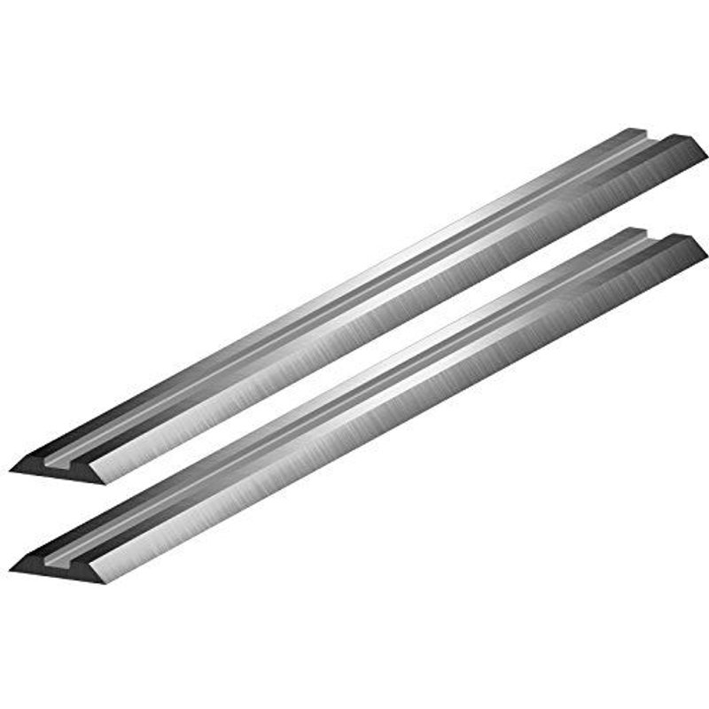 Lot de 2 fers de rabot réversibles à chants droits BOSCH 2607000096