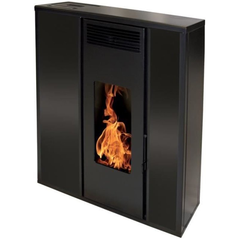 Poêle à granules TESSA 10KW Etanche - Noir