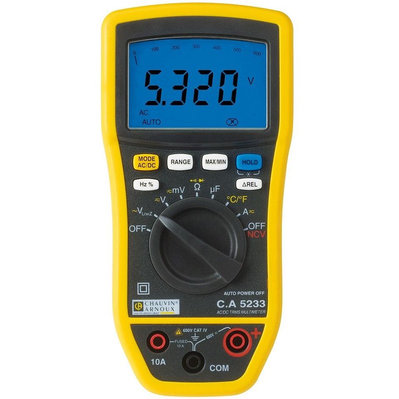 multimètre numérique chauvin arnoux c.a 5233