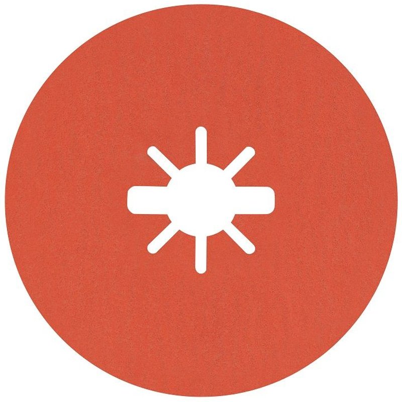 Disque de fibre de céramique PRISMA expert R782, verrouillage X, 125 mm, 22,23 mm, G 60, 5 pcs.