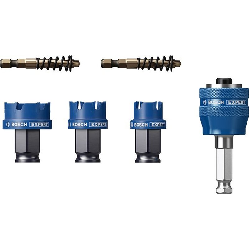 Coffret de 6x scies trépans Expert Sheet Metal (pour Tôles en acier, Tôles en acier inoxydable, Ø 22-32 mm,