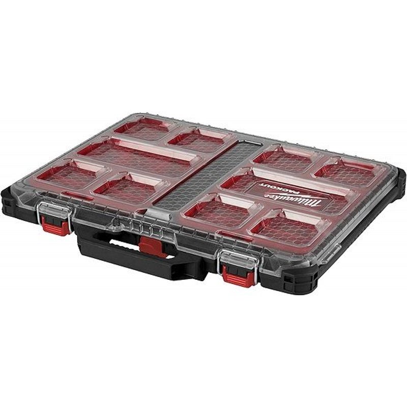 Organiseur 10 casiers MILWAUKEE PACKOUT - 500 x 380 x 65 - 4932471064