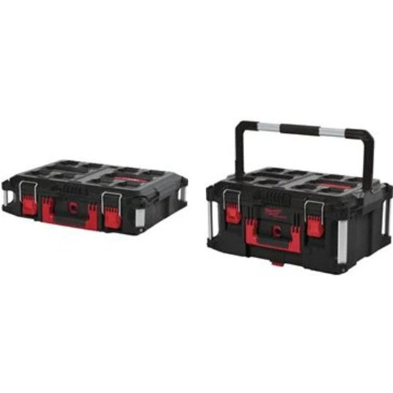Coffret de transport 40L MILWAUKEE PACKOUT - taille 2 - 560x410x170 - 4932464080