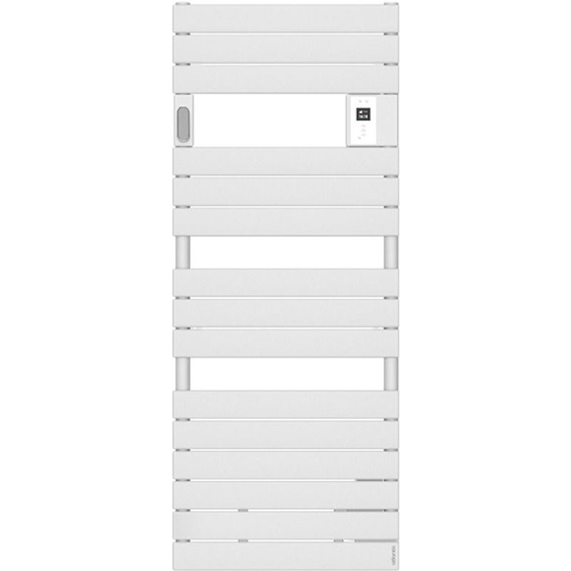 Radiateur sèche-serviettes électrique connecté ADELIS DIGITAL avec soufflerie 2000 W blanc carat - ATLANTIC - 861750