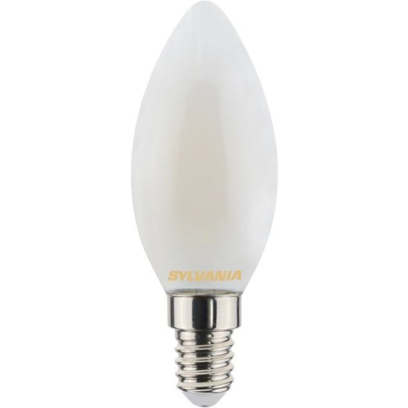 Lampe TOLEDO Retro Flamme Satiné 4,5 W 470 lm 827 E14 0,021 Kg - SYLVANIA - 0029482