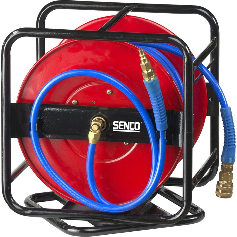 Enrouleur tuyau d'air avec raccords SENCO 4000730 30 mètres pivotant à 360°