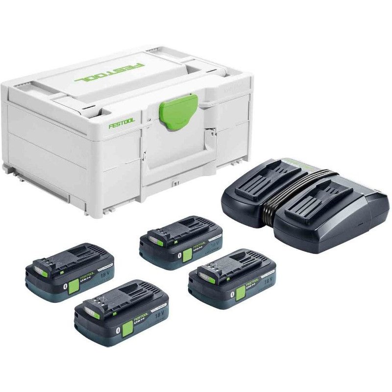 Festool Set Énergie SYS 18V 4x4,0/TCL 6 DUO - 577104