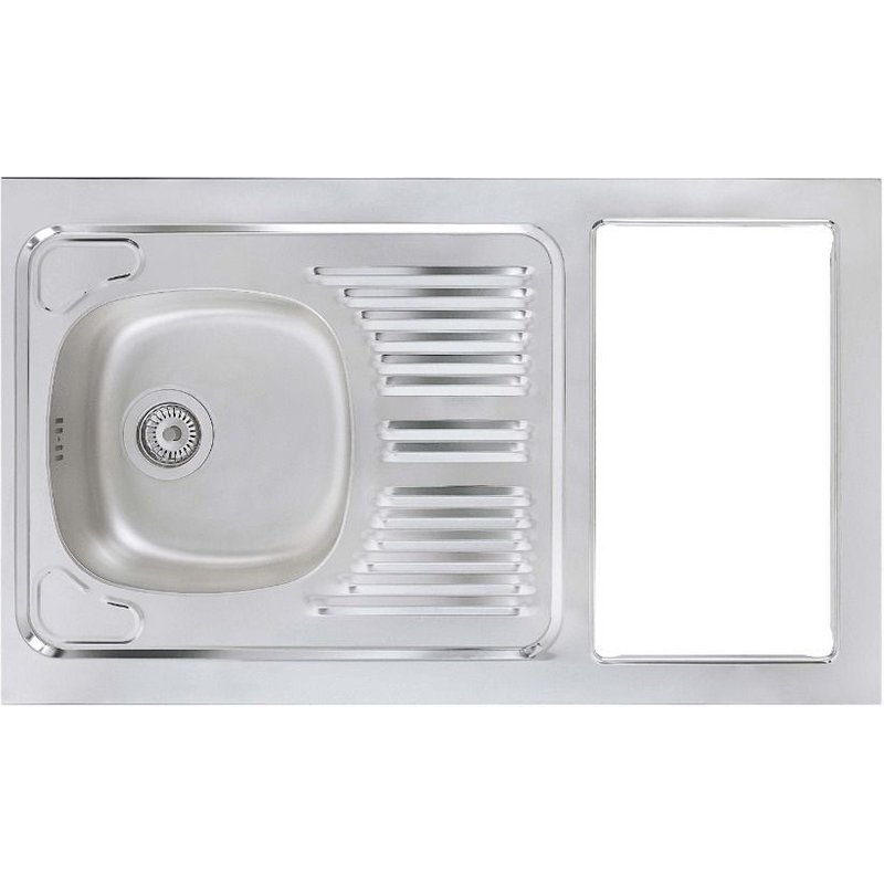 Evier Cuisinette À Poser Avec Découpe 1 Cuve Sixty 1000 - Moderna - C_R_102_18