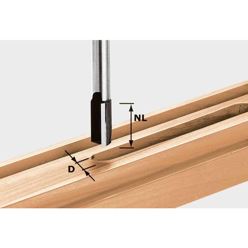 Festool Fraise Ă rainurer HW S8 D19/20 - 490970