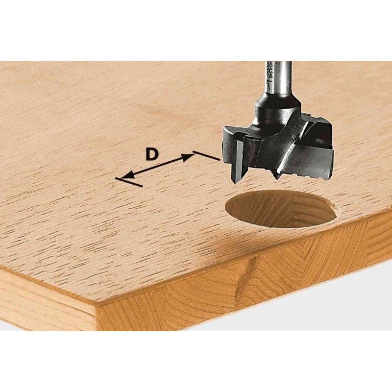 Fraise Pour Ferrures Hw Avec Queue De 8mm Hw S8 D35 Festool 491077