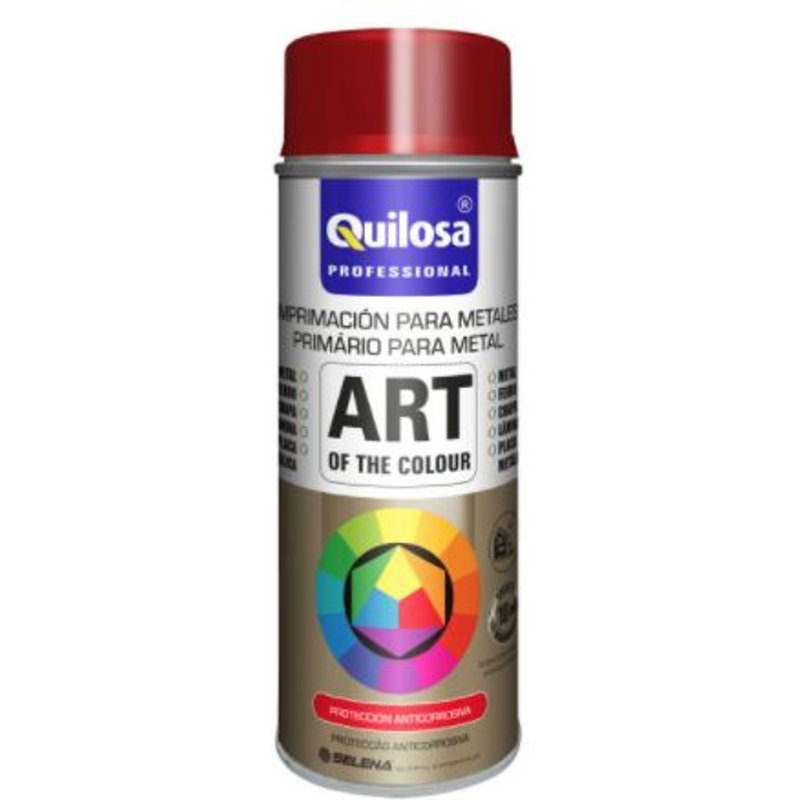 QUILOSA PROFESSIONAL AEROSOL PEINTURE 8411729206024 PRIMAIRE 400 ML ART LOISIR CREATIF METAL RENOVATION DECO RENOVER AUTO MOTO VELO BRICOLAGE COMASOUND KARTEL CSK ONLINE