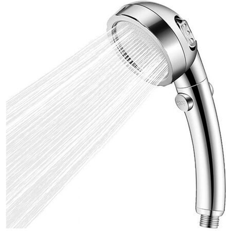 Douchette Universelle 3 Modes Argent Douche et accessoires