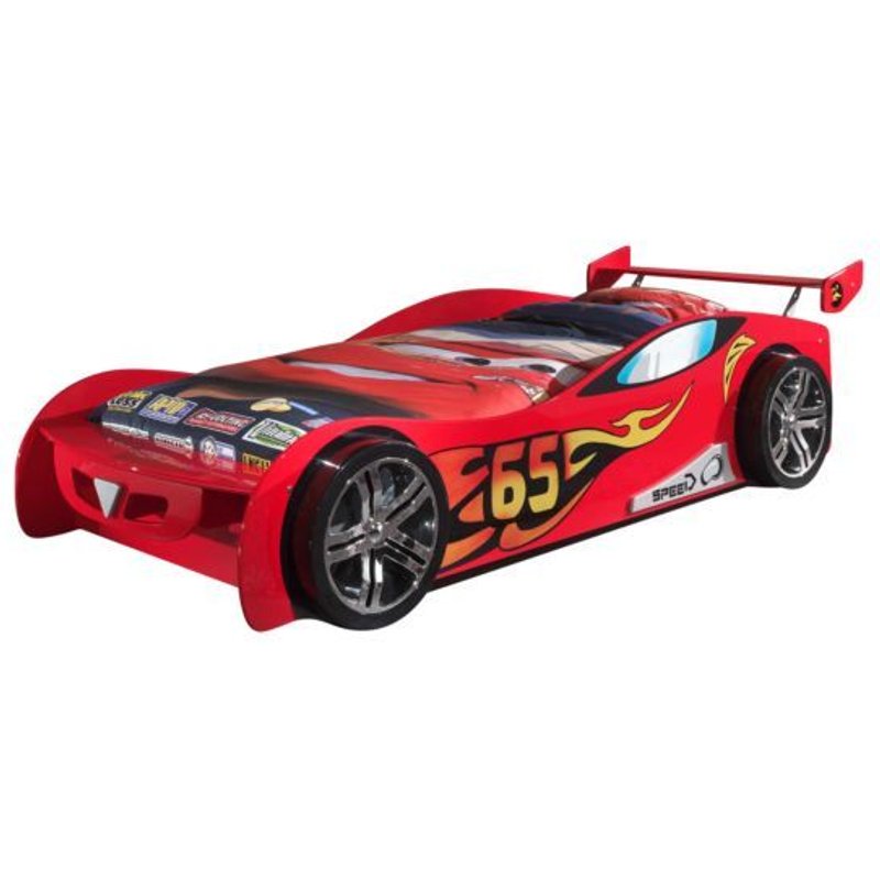 Vipack Funbeds Lit Voiture Le Mans Rouge