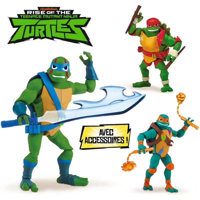 Tmnt Tv Series Rotmnt - Figurine Articulée Avec Accessoires - Asst