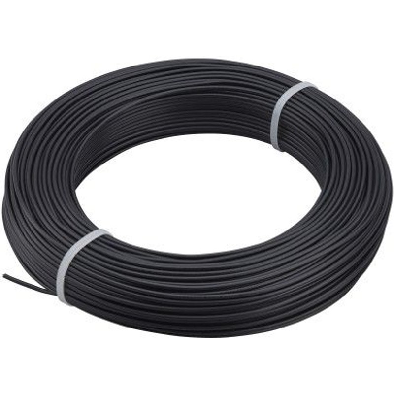 Câble rigide HO7V-U - 1,5 mm² - couronne de 100 m - noir DEBFLEX