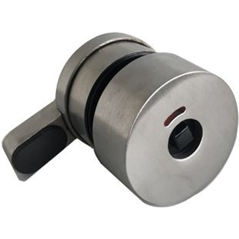 HOMEWELL - Verrou de porte inox pour porte de 10 mm à recouvrement pour cabines sanitaires