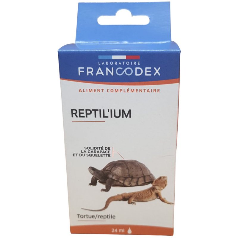 Reptil'ium 24 Ml Solidité De La Carapace Et Du Squelette Pour Tortue Et Reptile