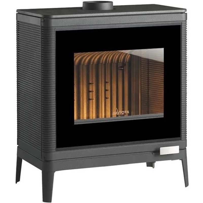 Poele a bois - INVICTA Kazan Grand Angle - 9 Kw - Bûches 58 cm