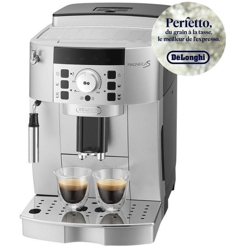 De'Longhi Magnifica S ECAM 22.140.SB - Machine à café automatique avec buse vapeur Cappuccino - 15 bar