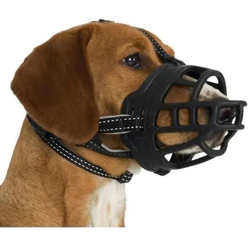 Taille 5 Snout 34-37cm Muselières Pour Chiens,Sécurité Respirante Réglable,Empêche De Mordre,Aboyer,Macher,Adapté Aux Grands