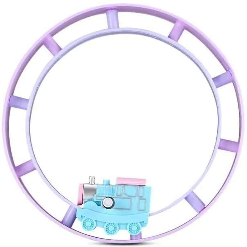 Jouet De Train Wind-Up Mécanique Piste Roulant Interactif Jeu Enfants Tout-Petits Véhicule Miniature Cadeau Danniversaire Multicol