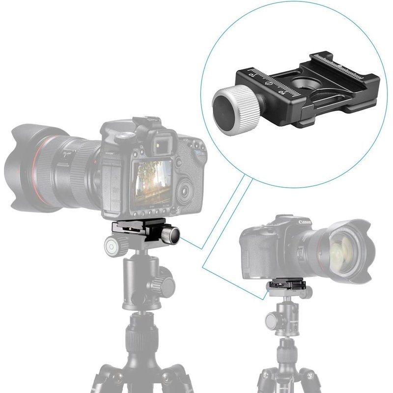 Pince De Plaque En Aluminium, Pince De Plaque, Trépied, Tête À Vis, Pince De Plaque, Caméra, Rotule Pour Arca Swiss