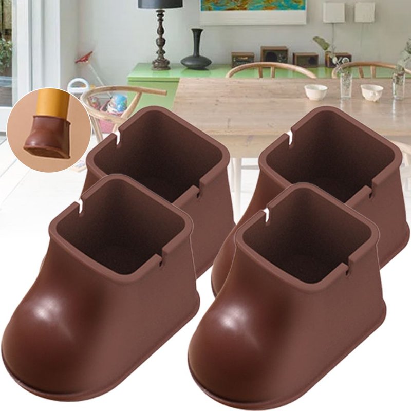 Couvre-Pieds De Table En Silicone, Antidérapants, Résistants À L'usure, Pour La Maison, La Cuisine, 4 Pièces