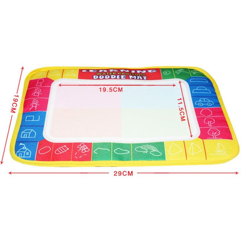 Tapis magique d'apprentissage à l'eau pour enfants 29x19CM, tapis pour dessiner, écrire et peindre, nouveauté