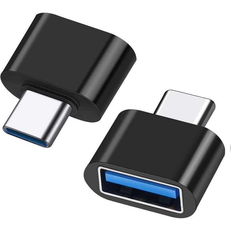 Adaptateur (2 Pack)USB C vers USB A (OTG) Adaptateur USB Type C pour MacBook Pro/Air 2019/2018, Google Chromebook Pixelbook, Galaxy S8/S8+/S9/S10 Note8 Note10, Google Pixel 2/2XL