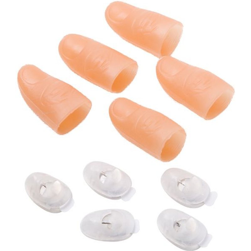 5 Pcs Lumières De Pouce Magiques Fausse Lumière Led De Doigt Lumières De Pouce Clignotantes Lumières De Pouce Clignotant De Tour De Magie Led Jouet De Farce Pour Accessoires Magiques Fête