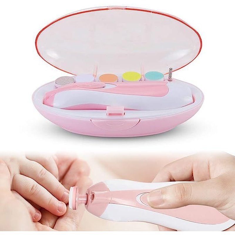 Lime À Ongles Électrique Pour Enfants,?Batterie Non Incluse? Lime À Ongles Pour Enfants, 6 En 1 Électrique Nail Trimmer Nail Pour Nouveau-Né, Coupe-Ongles Pour Nourrisson, Soin Des Ongles Des Tout-Pet