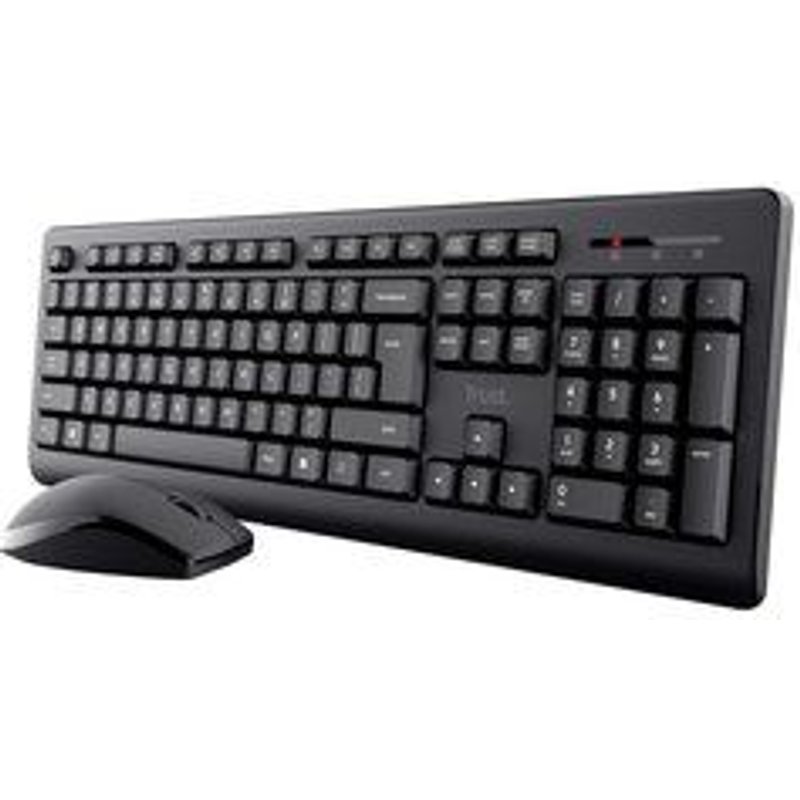 Ensemble de bureau clavier et souris sans fil Trust