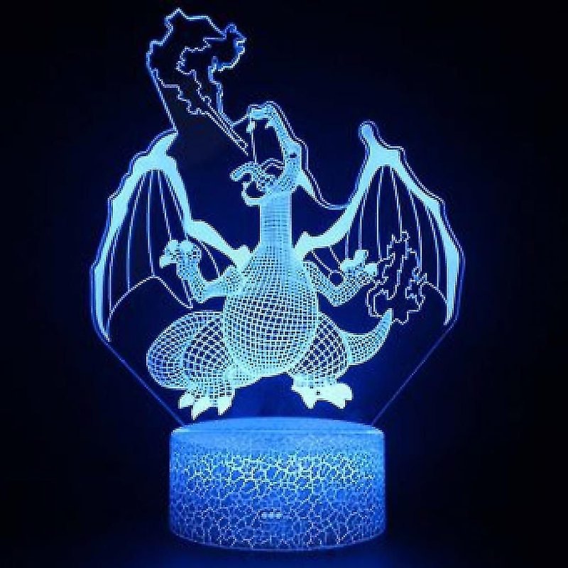 Lampe Tactile 3d Veilleuses Enfant 16 Couleurs Avec Télécommande -