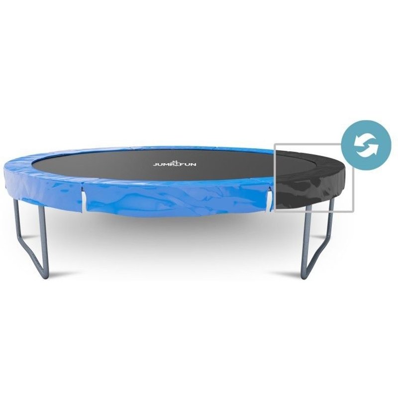 Coussin De Protection Des Ressorts Pour Trampoline, Réversible Bleu / Noir : Ø 14ft - Bleu / Noir