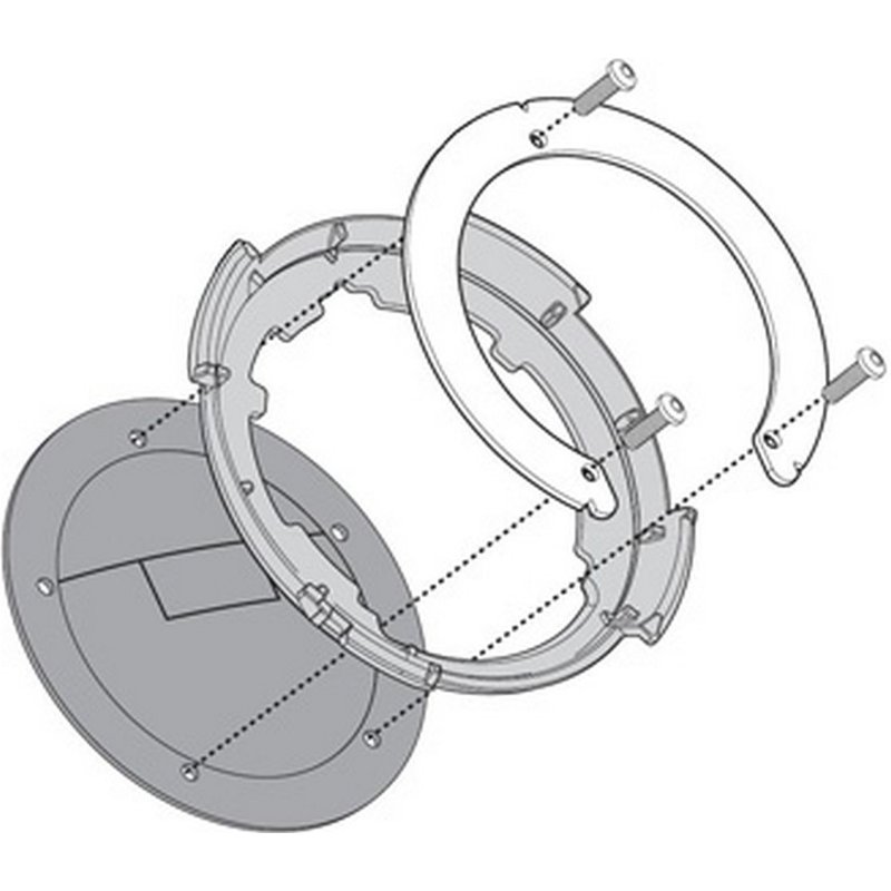 Bride métallique Givi pour fixation Tanklock BMW G 310R 17-23