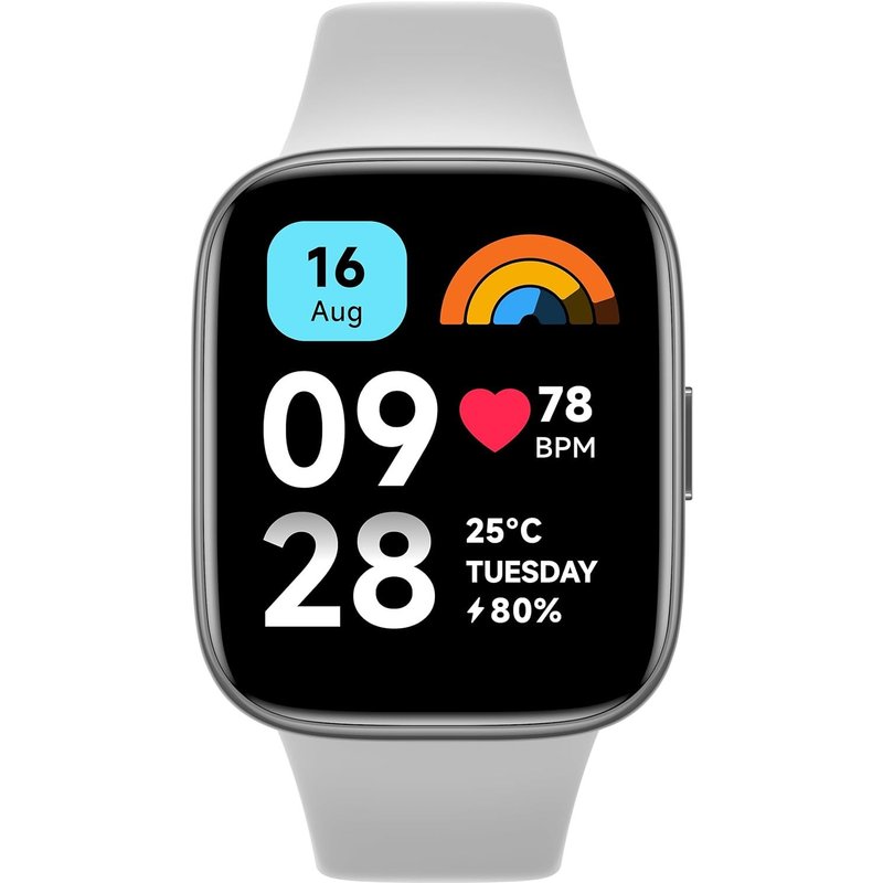 Redmi Watch 3 Active Gris, Écran Lcd 1.83"", Bluetooth, +100 Mode De Sports, Suivi De La Condition Physique, Résistance À L'eau 50m, Jusqu'à 12 Jours D'autonomie